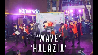 【LIVE PERFORMANCE】ATEEZ(에이티즈) _ WAVE + HALAZIA Dance Cover by XPTEAM from Indonesia