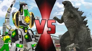 GODZILLA vs DRAGONZORD (Power Rangers) DEATH BATTLE!