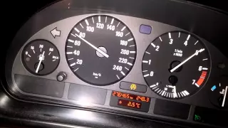 BMW E39 528i acceleration 0-200