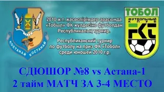 СДЮШОР №8 ФЦ Астана-1 2 тайм