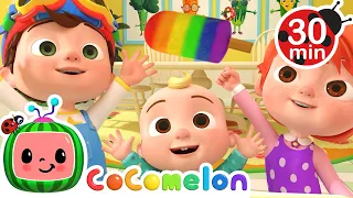 🌈Ice Popsicles Colors Song | CoComelon | Kids Cartoons & Nursery Rhymes | Moonbug Kids