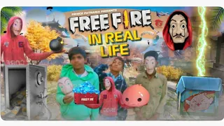 FREE FIRE IN REAL LIFE COMEDY VIDEO | battleground in real life | @PrincePathania @A1Creators