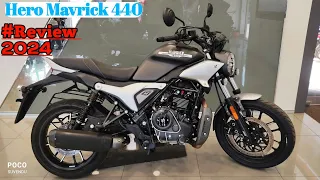 THE HERO MAVRICK 440 REVIEW - 2024 Best 400cc+ bike | Price Mileage Features all info | TECH MOTORS