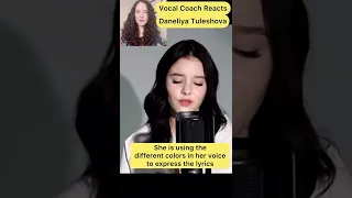 Daneliya Tuleshova | Arcade (Cover): Vocal Coach Reacts #shorts