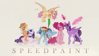 The Mane 6 Deaths Aftermath - MLP Speedpaint