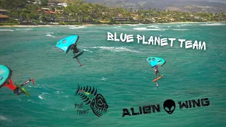 Blue Planet Wing Foiling Team in Action on Oahu's South Shore, Summer 2022