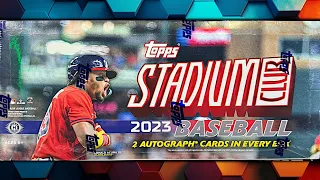 2023 STADIUM CLUB HOBBY BOX OPENING & REVIEW! NEW Release Topps Baseball Cards