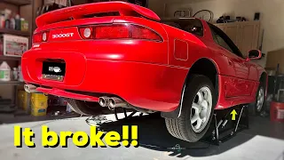Repairing the clutch on a 1995 Mitsubishi 3000GT Ep 2