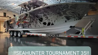 !!35 SEAHUNTER THROUGH VENICE INLET!!