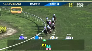 Gulfstream Park Race 6 | January 1, 2016