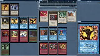 Magic the Gathering - 1993 old school Beta booster draft on Forge