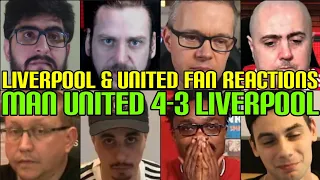 LIVERPOOL & MAN UNITED FANS REACTION TO MAN UNITED 4-3 LIVERPOOL |FANS CHANNEL