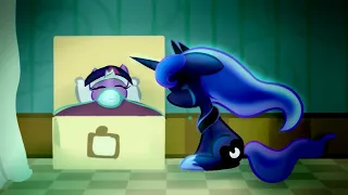 Cadance and Spike visits Luna & Twilight Sparkle at the Hospital ~ Scribbler: Friendship is Tragic 2