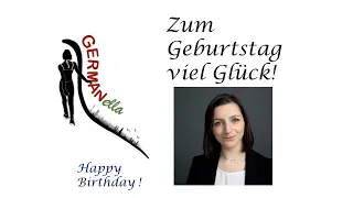 GERMANella : Happy Birthday на немецком :)