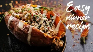 Easy Dinner Recipes - Stuffed Sweet Potatoes Recipe