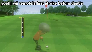 why i never play wii sports golf...
