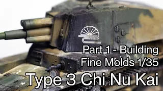 How to build a WWII Japanese tank in 1/35 - Type 3 Chi Nu Kai Part 1