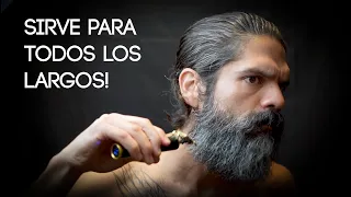 Cómo cortar la barba para que se vea más tupida - SIN AFECTAR EL LARGO!