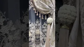 Светлые шторы в классическом интерьере⚜️⚜️⚜️