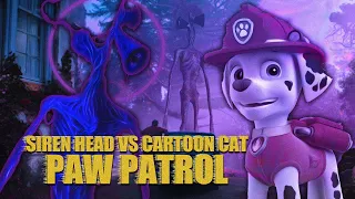 SIREN HEAD in the cartoon PAW PATROL S2 E6 [SIREN HEAD VS CARTOON CAT ] [Animation]