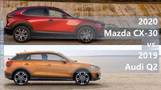 2020 Mazda CX-30 vs 2019 Audi Q2 (technical comparison)