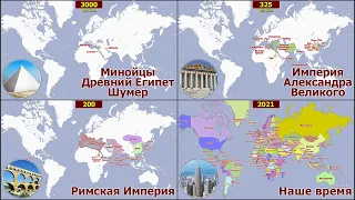 ИСТОРИЯ ГОСУДАРСТВ НА КАРТЕ МИРА ЗА 5000 ЛЕТ