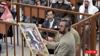 أقوى جلسات محكمة الدجيل بتاريخ ٢٠٠٥/١٢/٥ والرئيس صدام حسين يتعصب على القاضي وبرزان التكريتي يرد