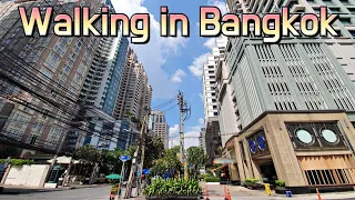 Bangkok Luxury Street Walking Near Lumpini Park | Langsuan Road is Perfect for Luxury Living