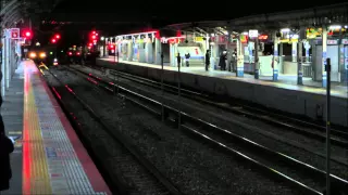 寝台特急サンライズ瀬戸・出雲 岡山駅連結