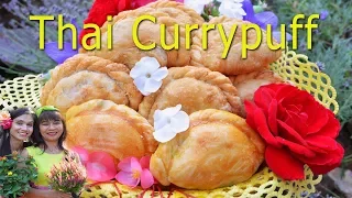 CURRY PUFFS KARIPAP gefüllte Curry Teigtaschen veggie mit Süßkartoffeln und Kürbis