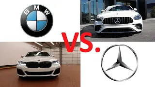 Battle Of The Sport Sedans!  The Mercedes-AMG E53 vs BMW M550i - Which Would You Choose?!