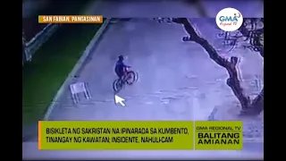 Balitang Amianan: Pagtangay sa Bisikleta, Sapul sa CCTV