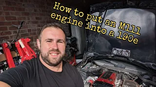 How to put an M111 engine into a 190e