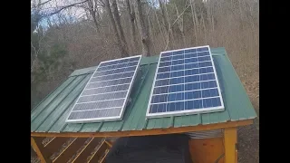 Installing a Basic 12V Solar System in an Off Grid Cabin