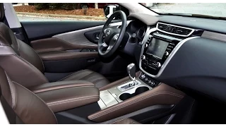 2015 Nissan Murano Platinum AWD Interior overview