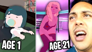 TRASH BABY to DANCER In 100 Years Life Simulator