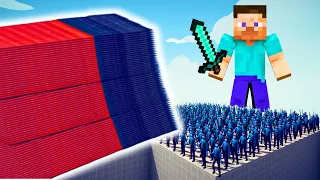 100x + STEVE MINECRAFT Vs EVERY GOD x3 - Totally Accurate Battle Simulator TABS