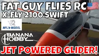 X-2100 JET POWERED GLIDER - REAL FUN PLANE! -HAT CAM REVIEW by FGFRC