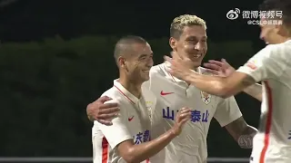 Shandong Taishan thrashes Hebei FC 7-0 for 7th consecutive win | Chinese Super League 中超 山东泰山7-0大胜河北