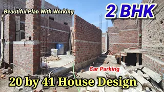 20 × 41 House Plan With Car Parking | 20 by 41 House Design | 91 Gaj house plan