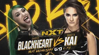 Shotzi Blackheart vs Dakota Kai (Full Match Part 2/2)