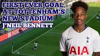 FIRST EVER GOAL AT TOTTENHAM'S NEW STADIUM: J'Neil Bennett Scores for Spurs Under 18s: 24/03/2019