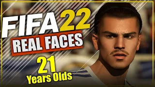 FIFA 22 - Wonderkids with New Real Faces (21 years old) 🙇‍♂️  - Career Mode