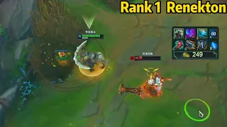 Rank 1 Renekton: Renekton is so STRONG in Season 14!