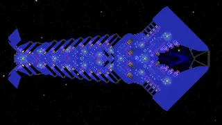 Constructing a MEGA-ship in time lapse - Cosmoteer - Part 1: Front