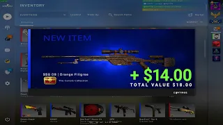 *CSGO*  SSG 08 Orange Filigree 10% Trade up attempt | Canals Collection
