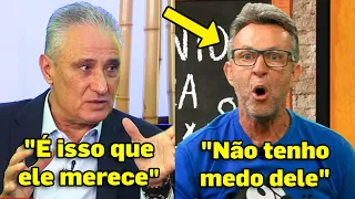 POLÊMICA! TITE PROCESSA NETO E APRESENTADOR RESPONDE AO VIVO