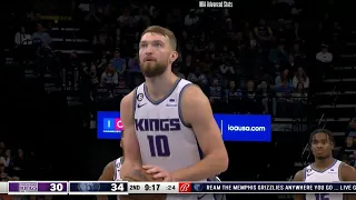 Domantas Sabonis 18 pts 14 reb vs Memphis Grizzlies | 2023-01-01