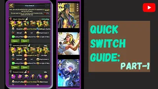 Clash of Kings: Offensive and max march/rally Switches | Quick Switch Guide | Clash of Kings