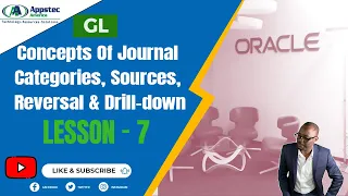 LESSON 7.0: GL_Concepts Of Journal Categories, Sources, Reversal & Drill-down